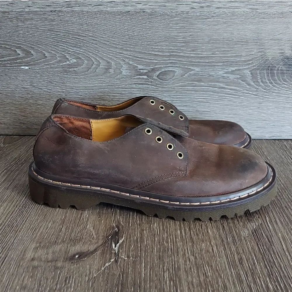 Arizona Jean Co Vintage Brown Leather Oxfords Size 7